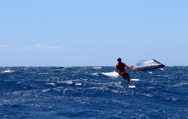 Team Rider Kyle Mackie completes the Maui to Molokai 27 Mile Downwind Race