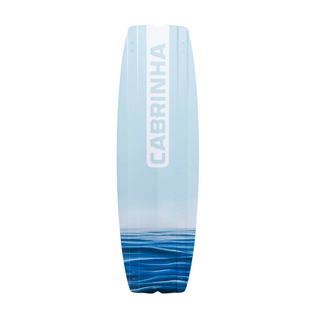 Cabrinha Ace premium kiteboard with paulownia wood core, designed for versatile all-condition freeride performance.