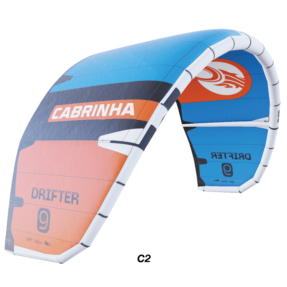 The Drifter, long known as the benchmark for riding moving walls of water, has undergone one of its biggest updates yet. Building on lessons learned from the Apex kites, the shorter wingtip section improves efficiency, making turns smoother and more responsive. With the addition of Ultra HT and Teijin D2 materials, this is the highest performing Drifter kite ever produced. Whether you're charging down the line, hunting for the next section, or throwing freestyle tricks, the Drifter is the ultimate addition