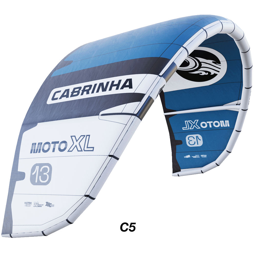 The MotoXL Apex kite, designed for ultimate performance in threshold winds. Built on the Moto X platform with Apex Series materials, it strikes the perfect balance between power and playfulness. Lightweight Ultra HT fabric and new lighter bladders enhance responsiveness, making it the ultimate session-saving kite for maximum fun on the water.