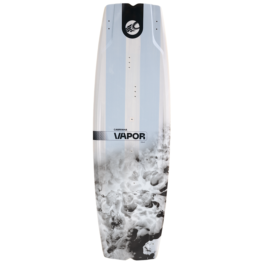The Vapor Apex board, designed with aggressive shaping and evenly distributed volume, is perfect for freestyle performance. Its wood core and fiberglass construction offer a softer feel with gradual recoil, making it ideal for riding through chop and quickly loading up for your next trick.