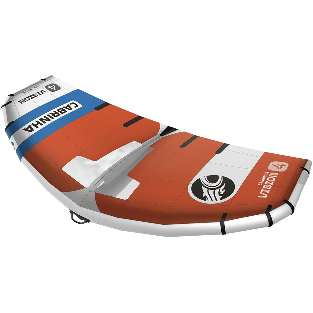 The third-generation Vision wing, designed for unmatched versatility across all wind conditions. Featuring the largest size range in the industry, it excels in both high-wind control and ultra-light wind performance. Updates to the dihedral and twist profile enhance maneuverability, while Teijin D2 material boosts durability and responsiveness. The ultimate wing for every session.