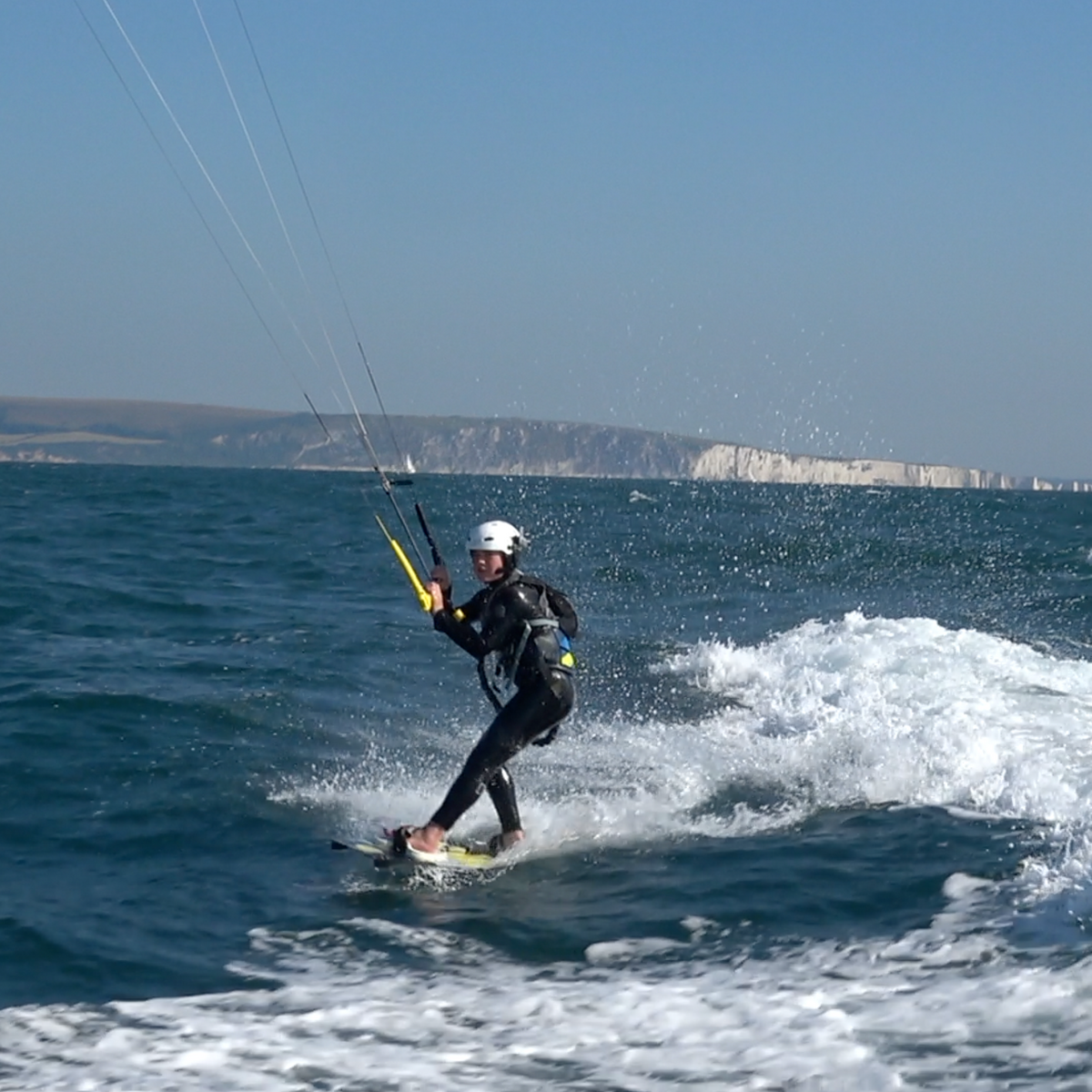 Youngest kitesurfer to cross the English Channel