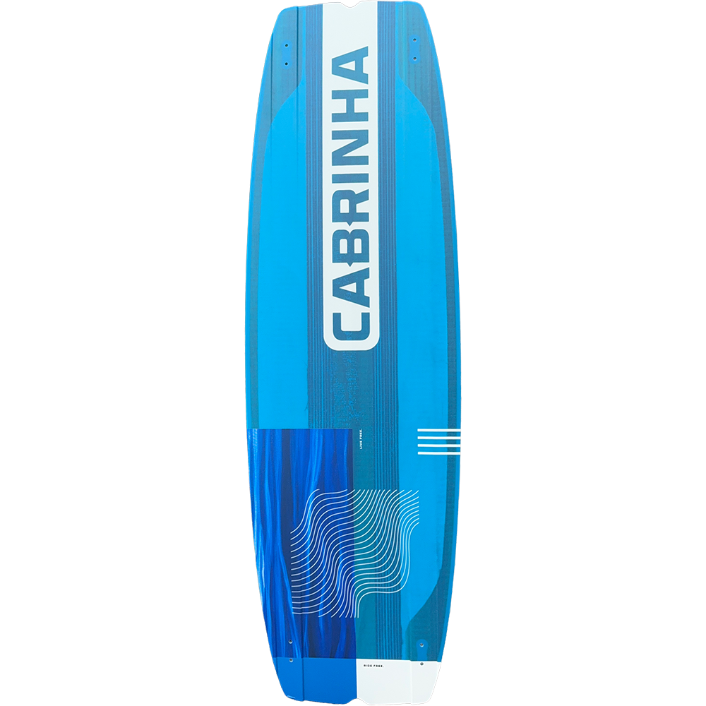 Cabrinha Ace Apex twin tip board 2026 with hybrid paulownia wood and foam core construction.