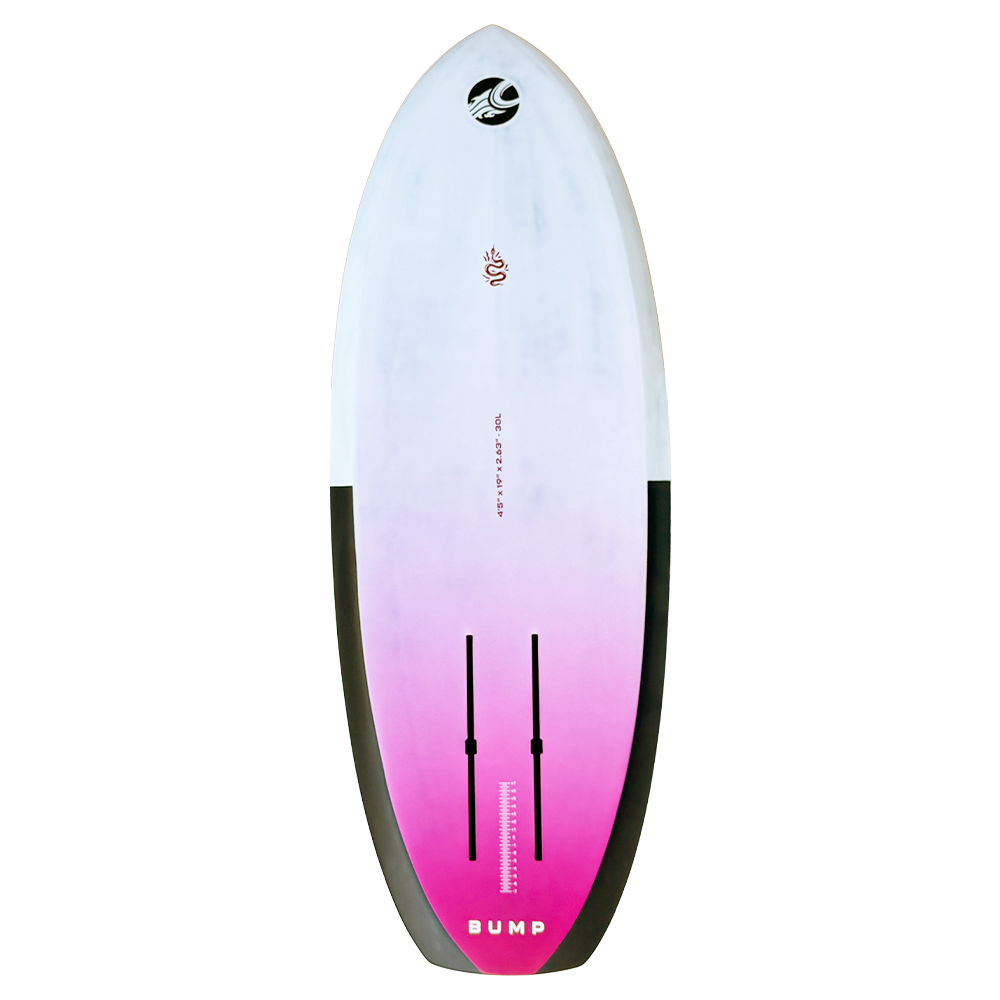 Cabrinha Bump prone foil surf board with refined outline and lightweight construction for paddling efficiency, clean release, and precise control.