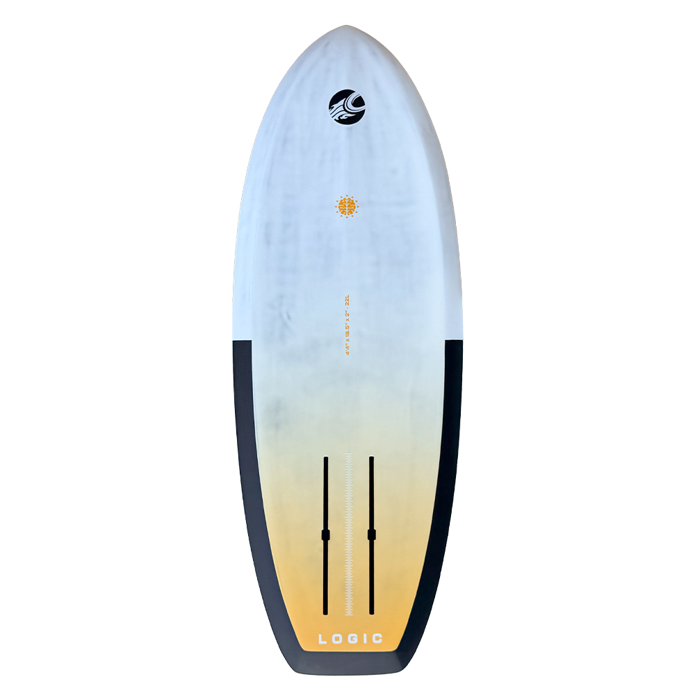 Cabrinha Logic Pro Carbon kite foil board with compact low-volume outline designed for precision, control, and ultra-responsive performance.