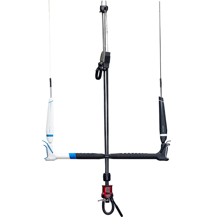 Cabrinha Unify Control System bar with reduced-diameter grip, lightweight design, and proven quick release.